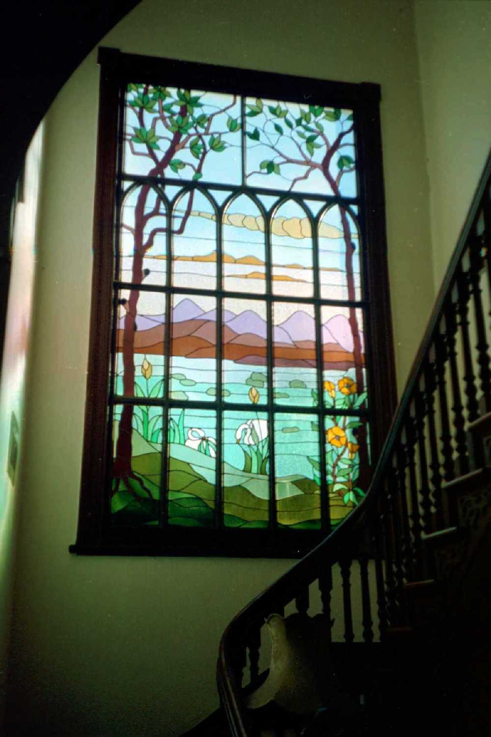 Stained glass window